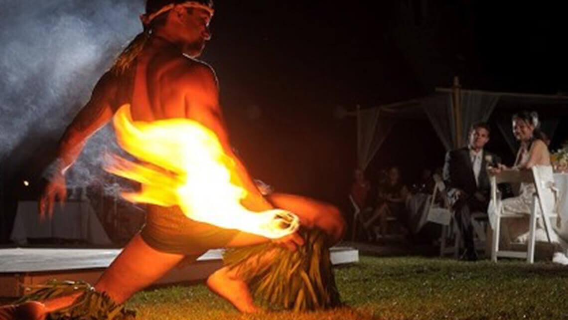 fire knife dancers